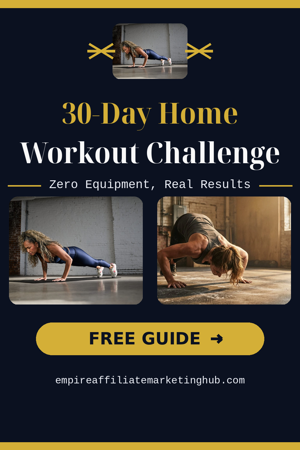 30-Day Home Workout Challenge — No Equipment Needed