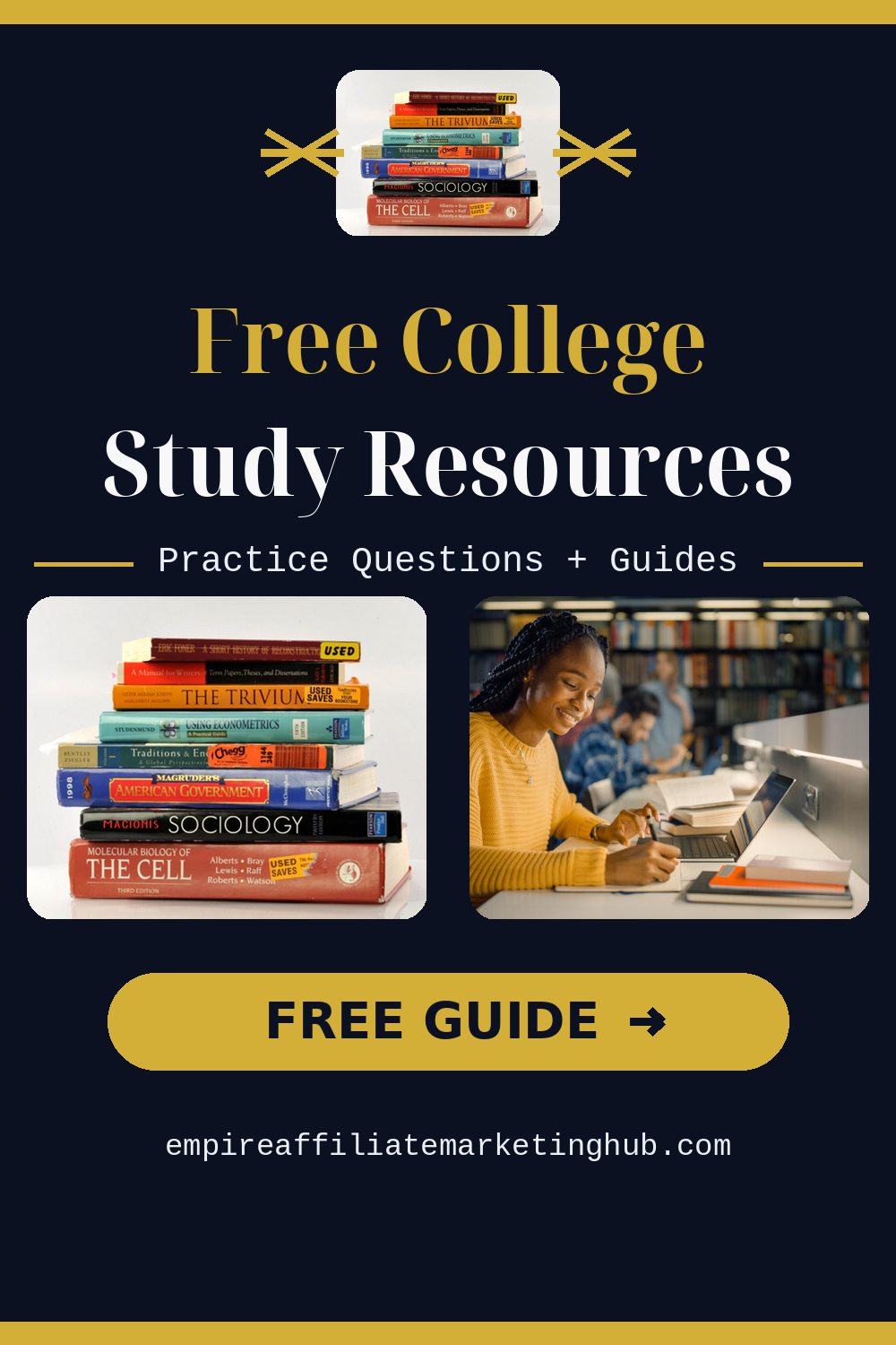 Free College Study Resources — Practice Questions + Guides